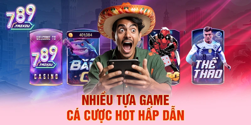 Đa dạng tựa game cá cược tại ev99